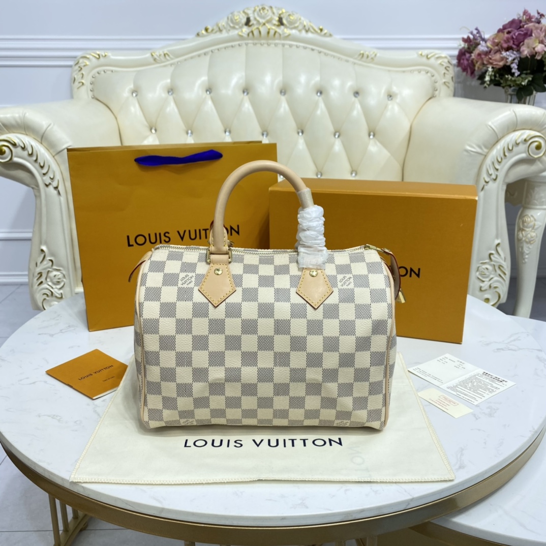 Louis Vuitton SPEEDY BANDOULIERE 25 Damier Ebene Handbag N41371 